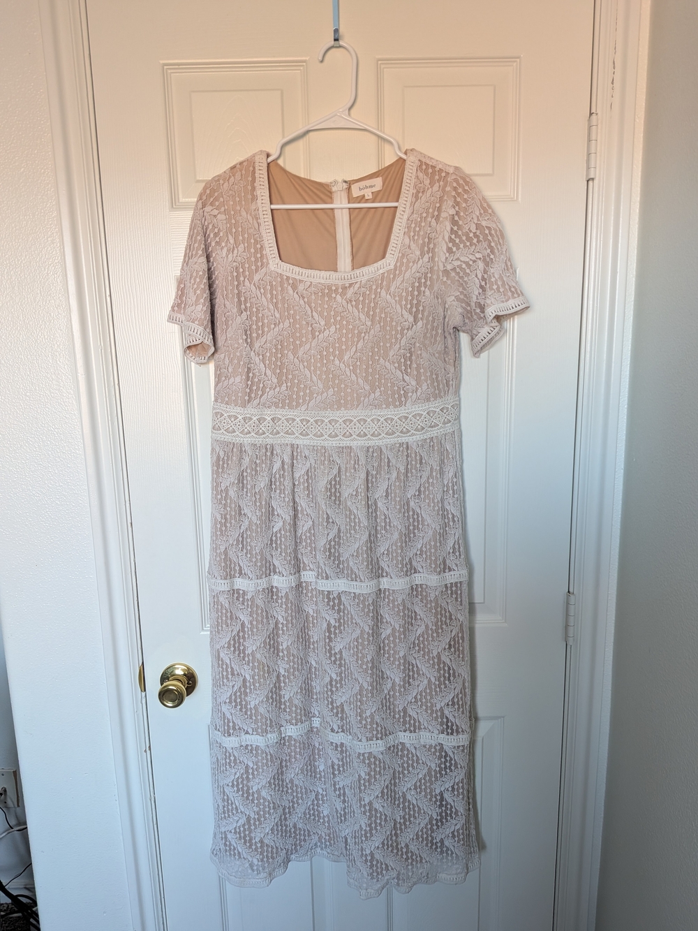 Bohme Lace Midi Dress